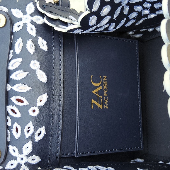 SOLD-Zac Zac Posen Iconic Eartha Mini Top Handle Crossbody Bag - Picture 11 of 14